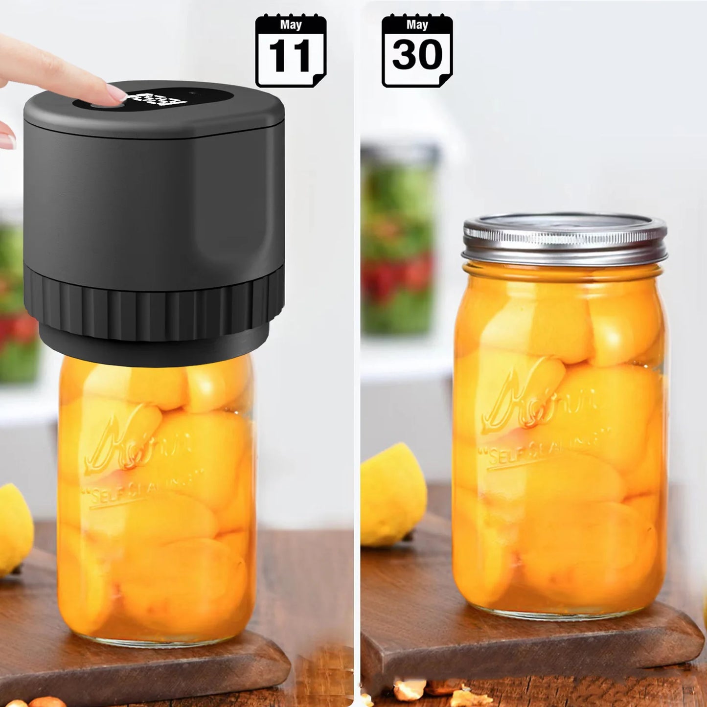 Electric Mason Jar Vacuum